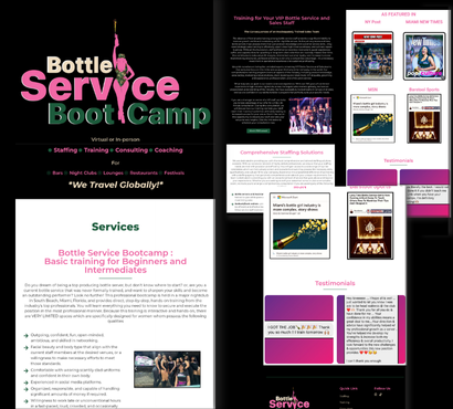 Bottle Service Bootcamp